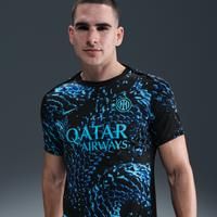 Inter Milan Academy Pro Men's Nike Dri-FIT Football Pre-Match Short-Sleeve Top - Blue - Polyester