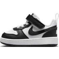 Nike White & Black Court Borough Toddler Trainers