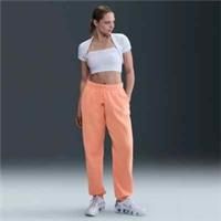 Nike Phoenix Fleece High Waisted Oversized Joggers In Pink SIZE M - FZ5996-844