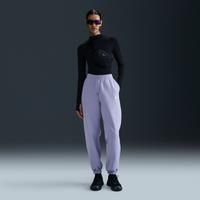 Nike Sportswear Phoenix Fleece Women's High-Waisted Oversized Tracksuit Bottoms - Purple - Cotton/Polyester