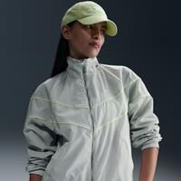 Nike Windrunner FV6304-034 Women/'s Woven Jacket with Full Zip and UV Protection, Light Silver/Barely Volt/White, XL