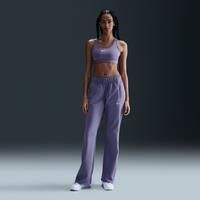 Nike Sportswear Windrunner Women's Mid-Rise Slim Knit Trousers - Purple - Polyester/Elastane