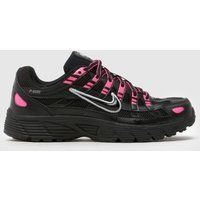 Nike Black & pink P-6000 Girls Youth Trainers