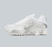 Nike Junior Shox R4 Trainer - White - Size 4
