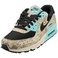 Nike Air Max 90 Premium Mens Fashion Trainers in Sanddrift Black Green - 9 UK