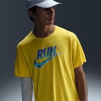 Nike Miler Run Energy Men's Dri-FIT Short-Sleeve Running Top - Yellow - Polyester