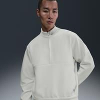 Nike 24.7 ImpossiblySoft Men's Dri-FIT 1/2-Zip Top - White - Polyester/Modal/Cotton