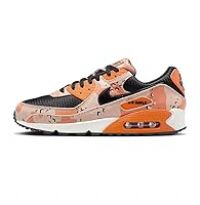 NIKE Air Max 90 Premium Men/'s Trainers IF1721 (Bio Beige/Black/Safety Orange 201) UK 10 (EU 45)