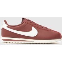Nike burgundy cortez Youth trainers