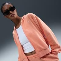 Nike Sportswear Chill Terry Women's Loose Full-Zip French Terry Hoodie - Orange - Cotton/Polyester