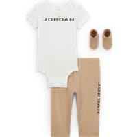 Nike Jordan Baby Baseline 3-Piece Set - Brown - Cotton