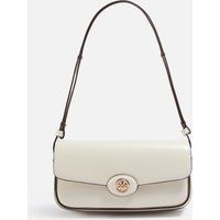 Tory Burch Robinson Spazzolato Leather Shoulder Bag