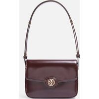 Tory Burch Robinson Spazzolato Convertible Leather Shoulder Bag