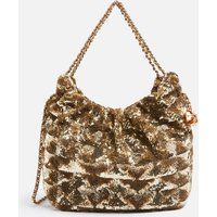 Tory Burch Fleming Sequinned Mini Hobo Bag