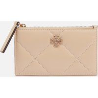 Tory Burch Kira Quilted PavÃ© Logo Leather Card Case