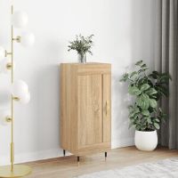 17 Stories Mantu Bedside Table Sonoma Oak 90cm H X 34.5cm W X 34cm D