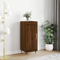 17 Stories Mantu Bedside Table Brown Oak 90cm H X 34.5cm W X 34cm D
