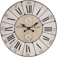 Rio Alkesh Wall Clock Black;Grey;Beige 80cm W X 80cm H X 4.5cm D