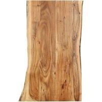 Table Top Solid Acacia Wood 100x(50-60)x2.5 cm