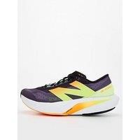 New Balance mens Fuelcell Rebel V4 Running Shoe, Black/Graphite, 7.5