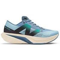 New Balance Men/'s FuelCell Rebel V4 Running Shoe, Heron Blue/Chrome Blue, 7.5
