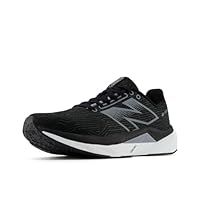 New Balance Men/'s FuelCell Propel V5 Running Shoe, Black/White/Steel, 9.5 UK