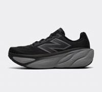 New Balance Men/'s Fresh Foam X More V5 Running Shoe, Black/Linen/Silver Metallic, 8