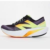 New Balance womens Fuelcell Rebel V4 Running Shoe, Black/Graphite/White, 5
