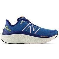 New Balance women/'s Fresh Foam X Kaiha Road V1 Running Shoe, Blue Agate/Mid Century Pink, 5.5