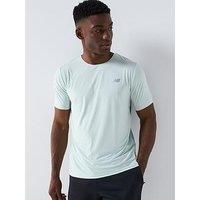 New Balance Mens Running Race Day T-Shirt - Clayash (Cys) - Green