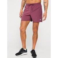 New Balance Men'S Running Sport Essentials 5 Inch Shorts - Purple