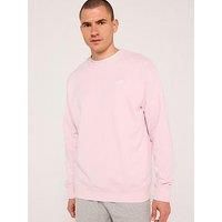 New Balance Men'S Sport Essentials French Terry Crew Sweatshirt - Pink