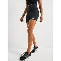 New Balance Women'S Running Nb Harmony High Rise 6 Inch Shorts - Black
