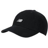 New Balance Unisex Casual Running Lifestyle Cap, 6 Panel Classic Hat V 2.0, Black
