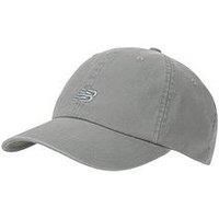 New Balance Unisex Casual Running Lifestyle Cap, 6 Panel Classic Hat V 2.0, Slate Slate Logo