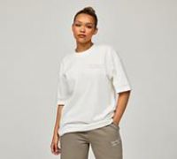 New Balance Women'S Linear Heritage Oversized T-Shirt - White