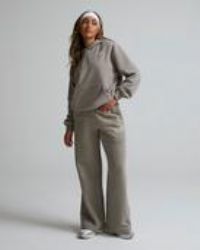 New Balance Womens Athletics Club Overhead Hoodie - Beige - Size XL