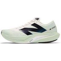New Balance Men/'s FuelCell Rebel V4 Running Shoe, Clay Ash/White/Black, 8