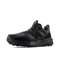 NEW BALANCE Men/'s Tektrel Sneaker, Black, 10.5 UK
