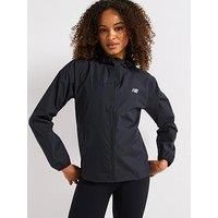 New Balance Women'S Running Hooded Jacket - Black