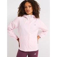 New Balance Women'S Running Hooded Jacket - Rosesuga