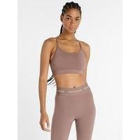 New Balance Womens Training Essential Low Support Sports Bra - Brown