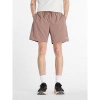 New Balance Mens Running Essentials 7Inch Shorts - Brown