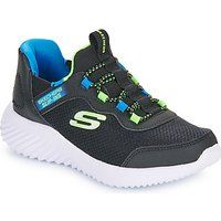 Skechers Boys Bounder Brisk-Burst Sneaker, Black Lime, 12.5 UK Child