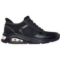 Skechers Women/'s TRES-AIR UNO Sneaker, Black, 7 UK