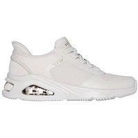 Skechers Women/'s TRES-AIR UNO Sneaker, White, 4 UK