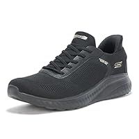 Skechers Women/'s BOBS Squad Chaos Sneaker, Black, 4 UK