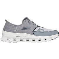 Skechers Men/'s Glide-Step Pro Hands Free Slip-in Sneaker, Gray Mesh/Hotmelt/Charcoal Trim, 11 UK
