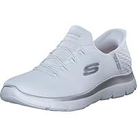 Skechers Women/'s Summits Diamond Dream Sneaker, White, 6 UK