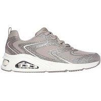 Skechers Women/'s TRES-AIR UNO GLIT-AIRY Sneaker, Taupe, 6 UK